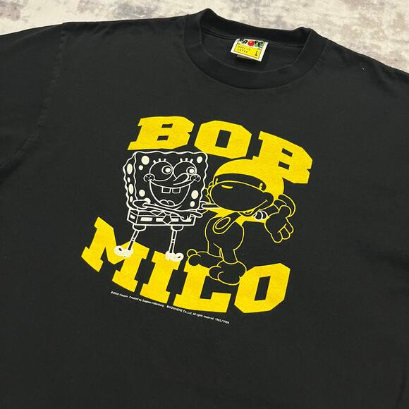 Authentic Bape 2008 SpongeBob Bob Milo Tee L - Picture 2 of 7